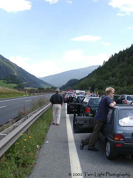 Verwirrung auf der Autobahn ...