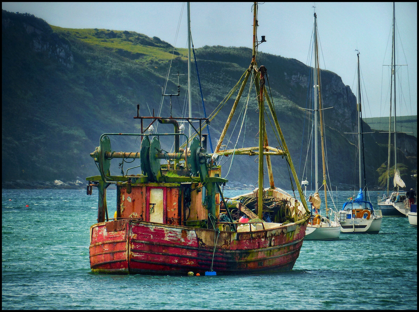 very old trawler