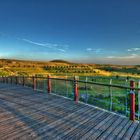 Verzaubert - Neue Landschaft Ronneburg im untergehenden Abendlicht