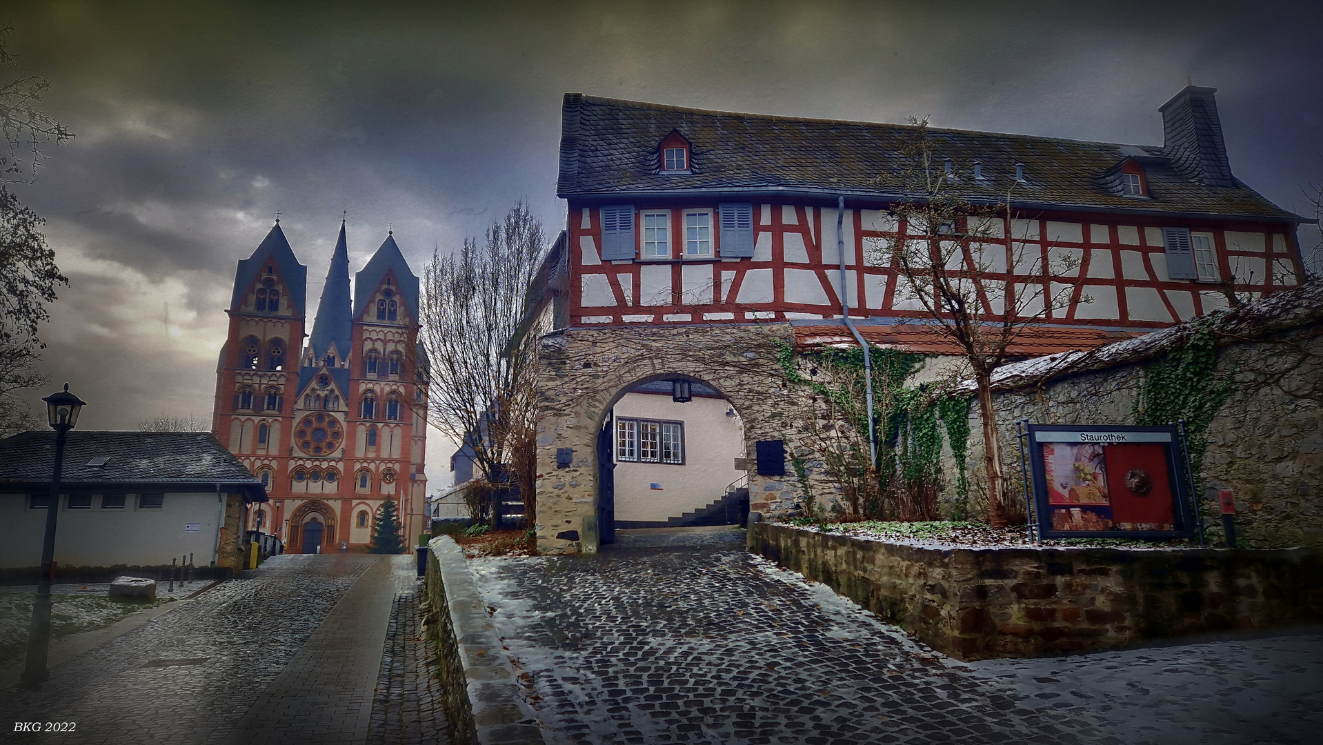 Verzauberte Winterstimmung auf dem Domberg Limburg 