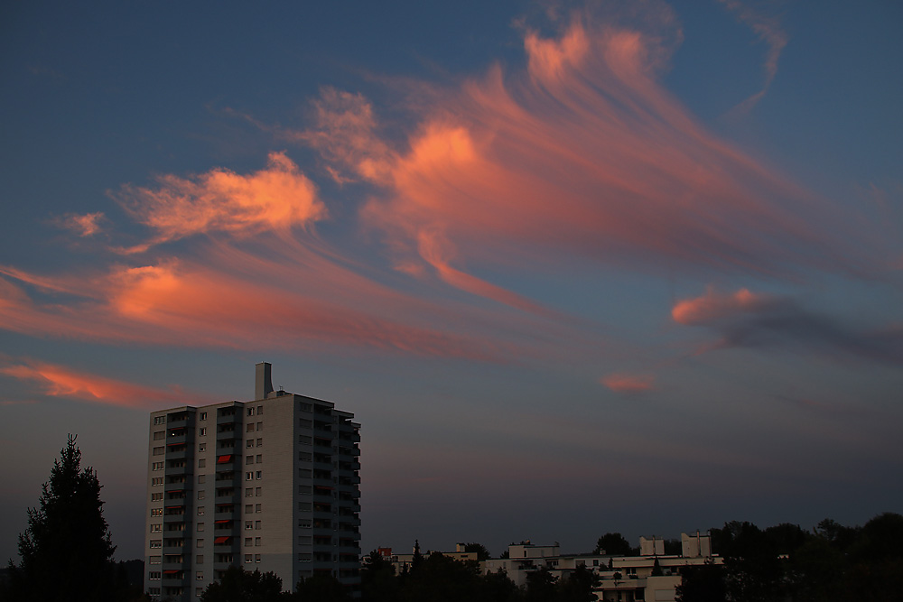 verzauberter Abendhimmel