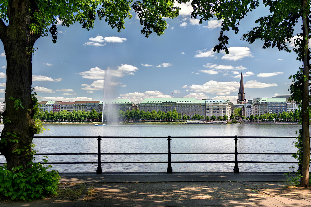 Verzerrte Binnenalster