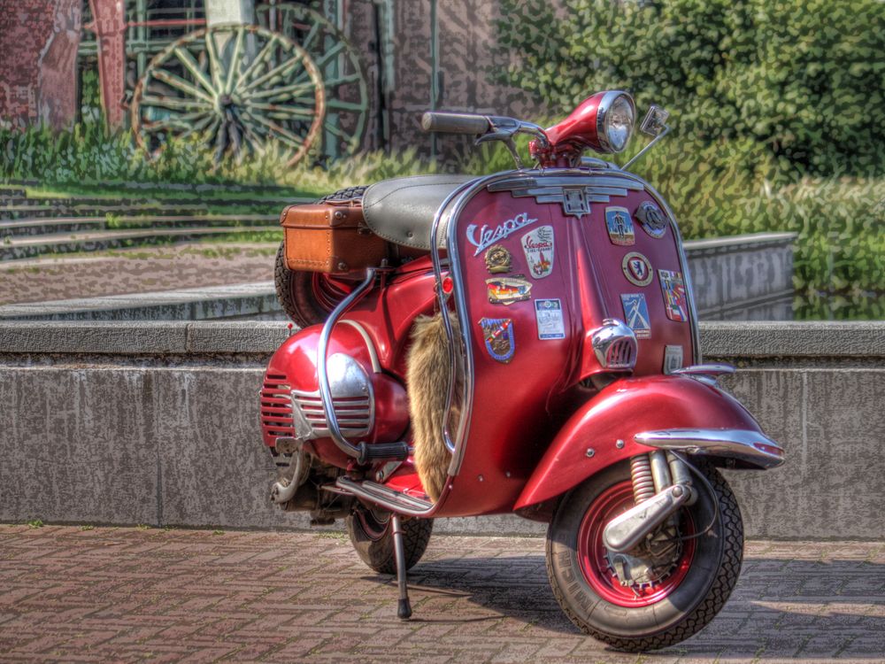 Vespa beim Rollertreff in Herten von hstermann 