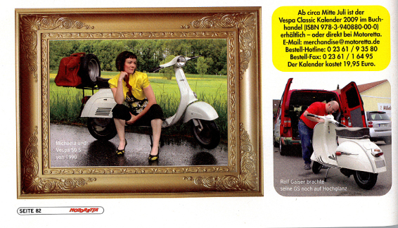 Vespa Classic Kalender 2009