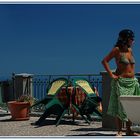 Vespa Driver at St. Angelo, Ischia