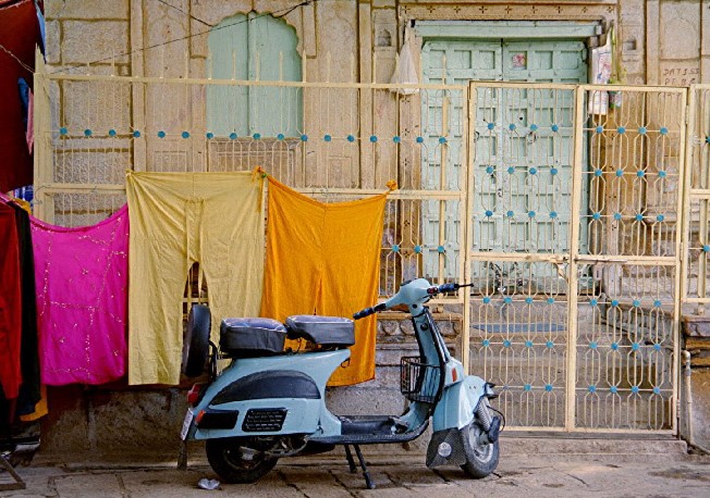 Vespa in Jaisalmer