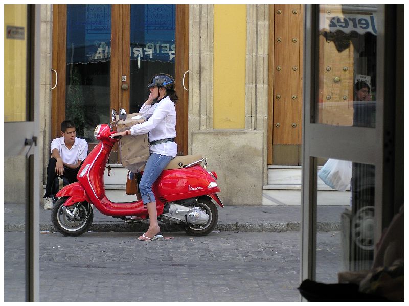 Vespa in Jerez