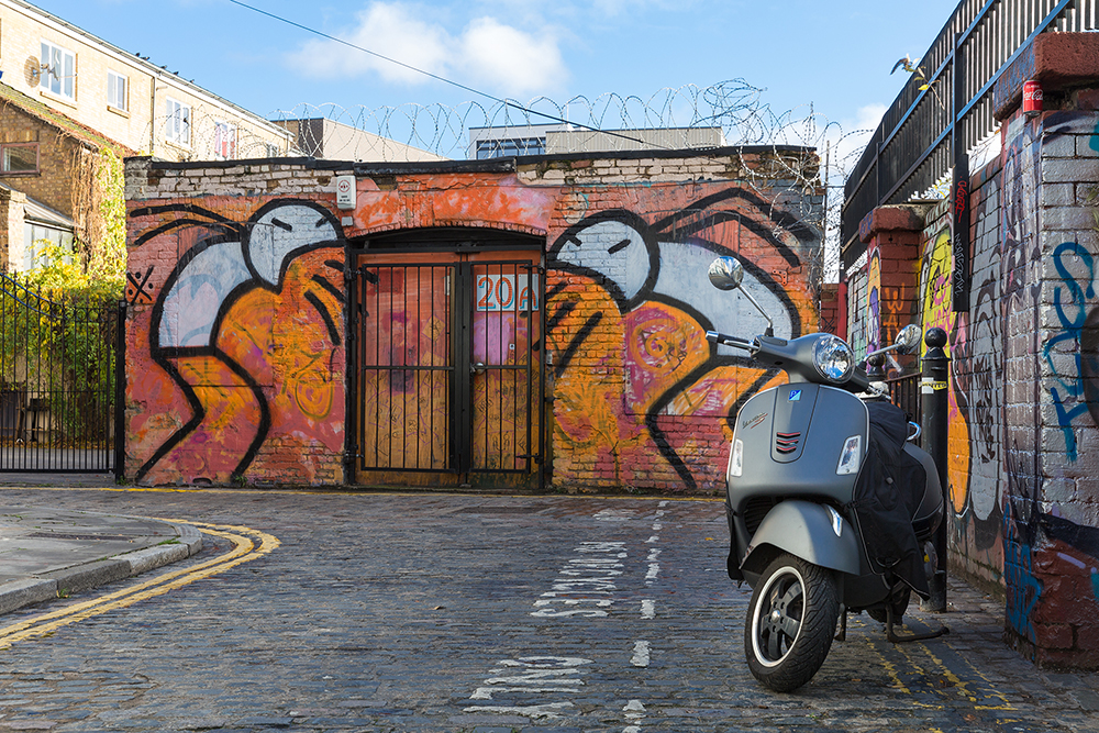 Vespa in London