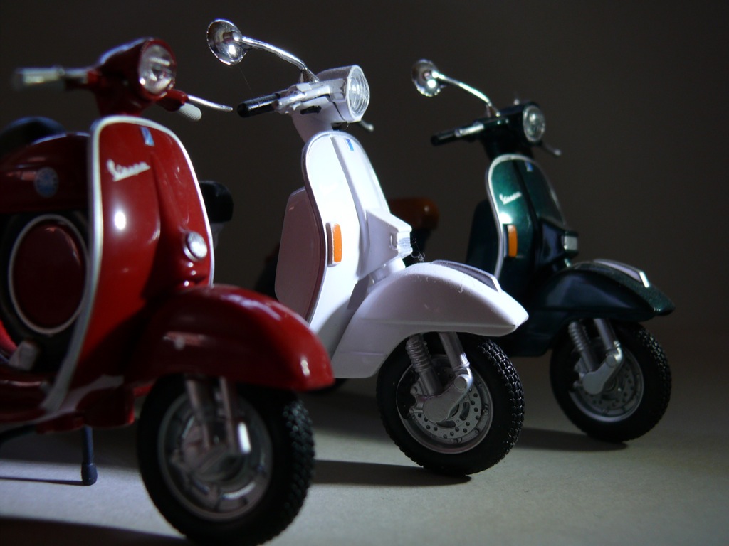 Vespa Modelle Weiss gewinnt