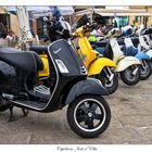 Vespa-Parade auf Elba!