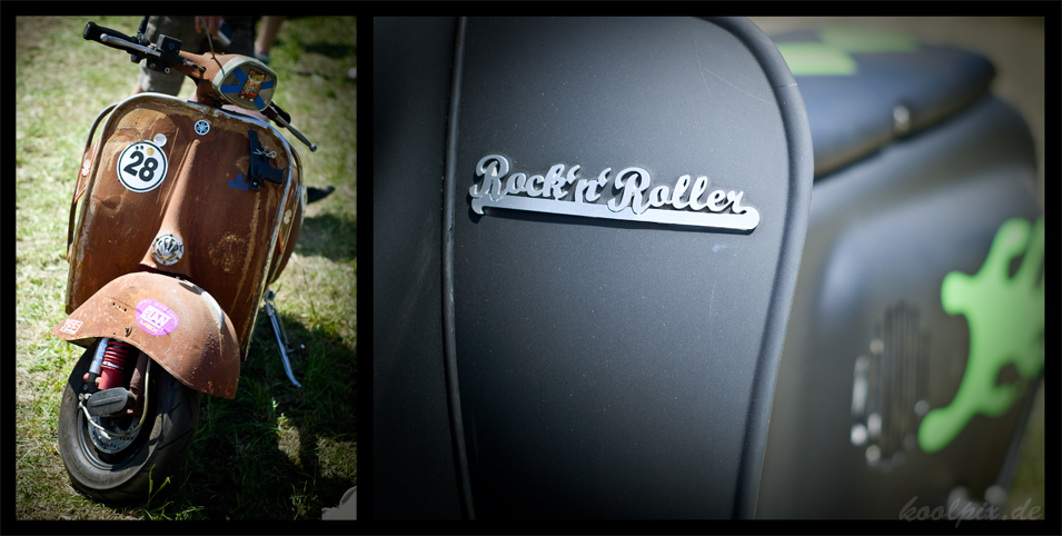 Vespa-Styles: "Rusty 28" meets "Rock'n'Roller"