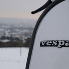 Vespa über Aachen