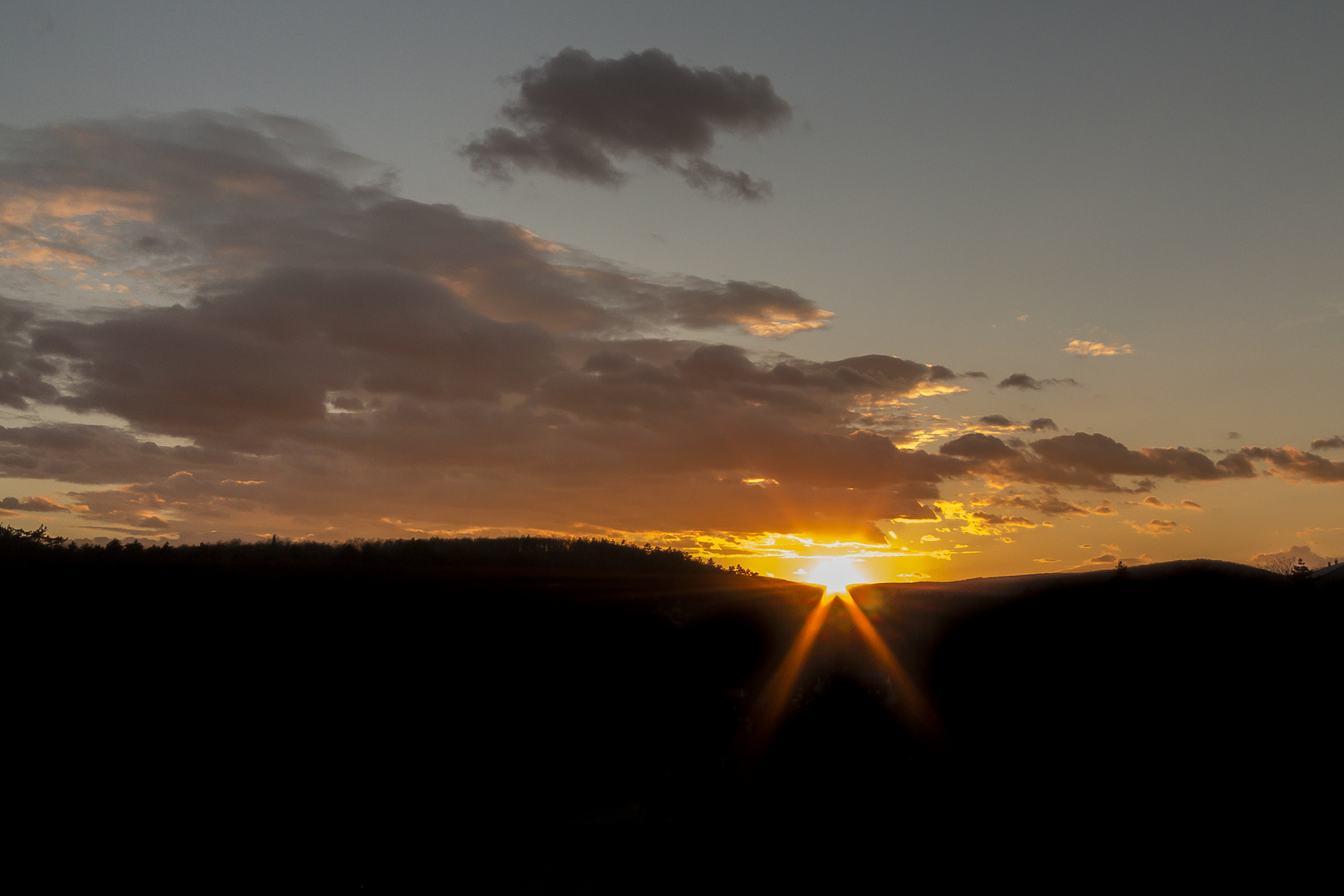 Vesprem Sonnenuntergang