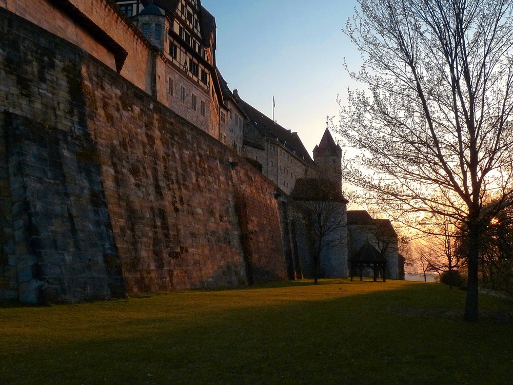 Veste Coburg im Abendlicht