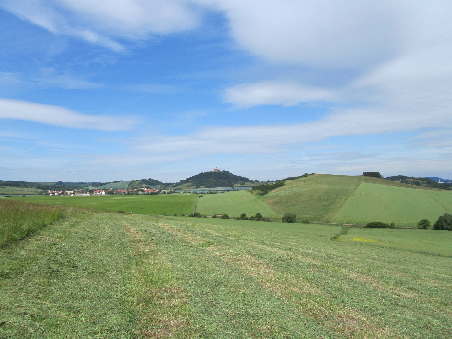 Veste Wachsenburg von der Ferne