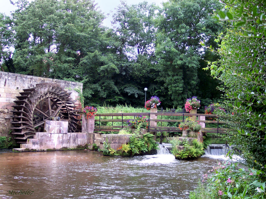 Vestige d'un moulin à eau