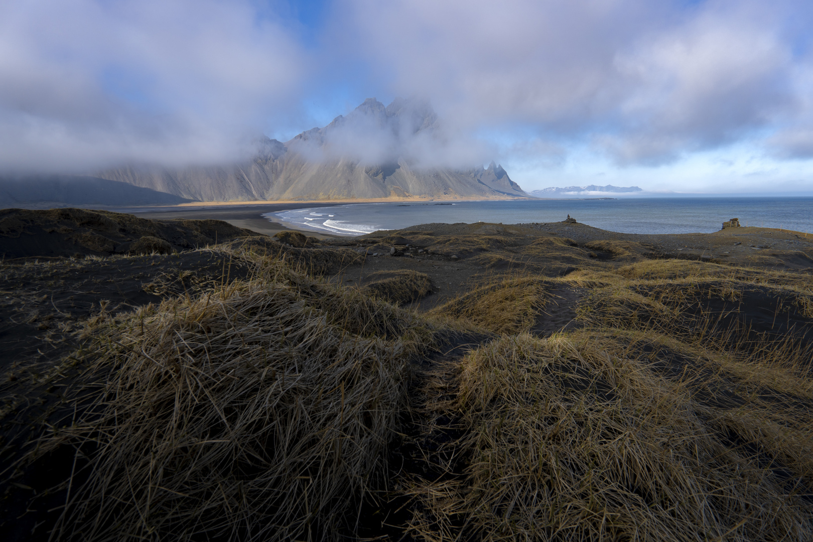 Vestrahorn im Nebel