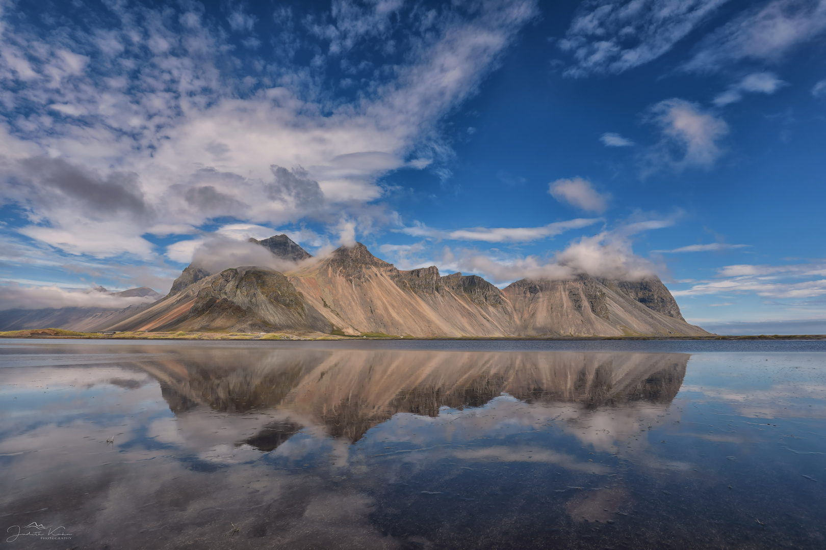 Vestrahorn in clouds