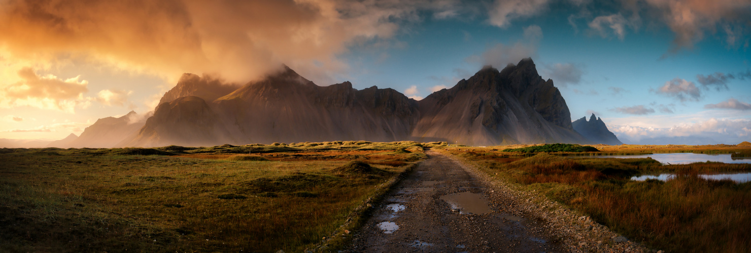 Vestrahorn Sonnenuntergang