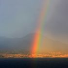 Vesuv im Regenbogen