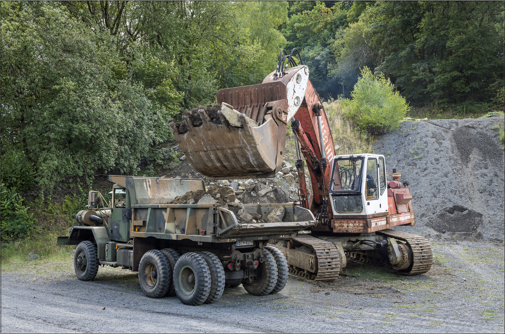 Veteranen bei der Arbeit...