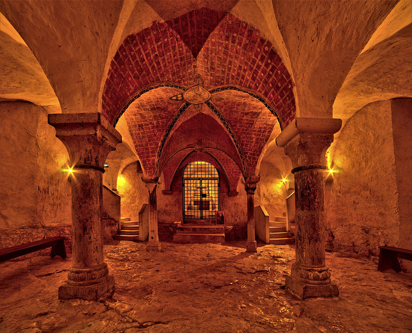 Vézelay Saint Madeleine Krypta 