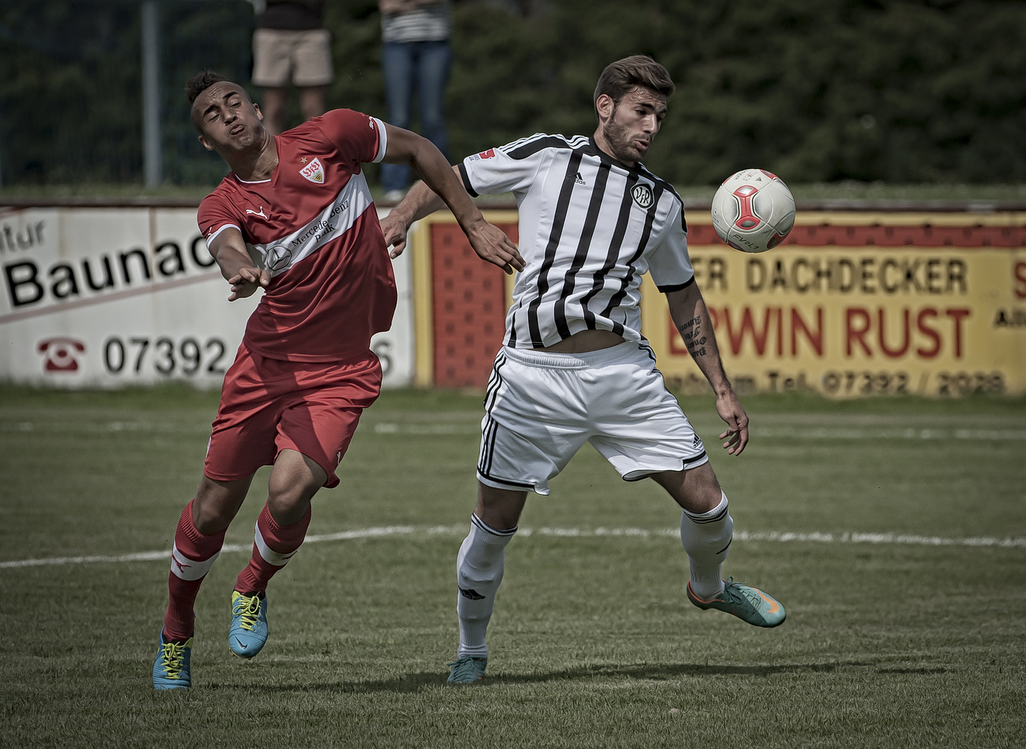 VfR Aalen - VfB Stuttgart II in Laupheim: 2:0