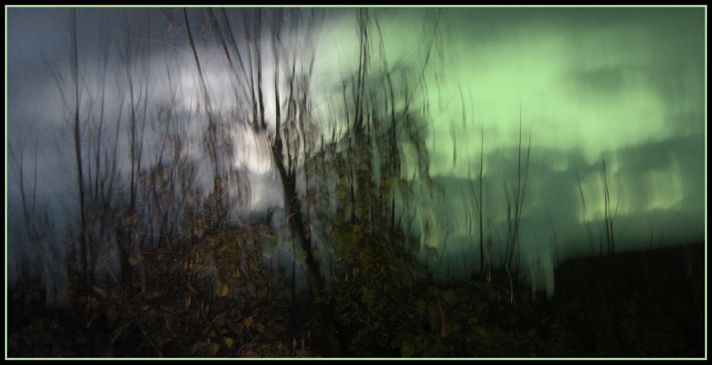 Vi assicuro...non è l'aurora boreale...