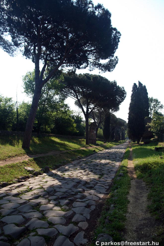 Via Appia at morning