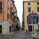 Via Cappello oggi a mezzogiorno..Verona