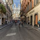 Via Condotti - Spanische Treppe - Roma -Scalinata di Trinità dei Monti