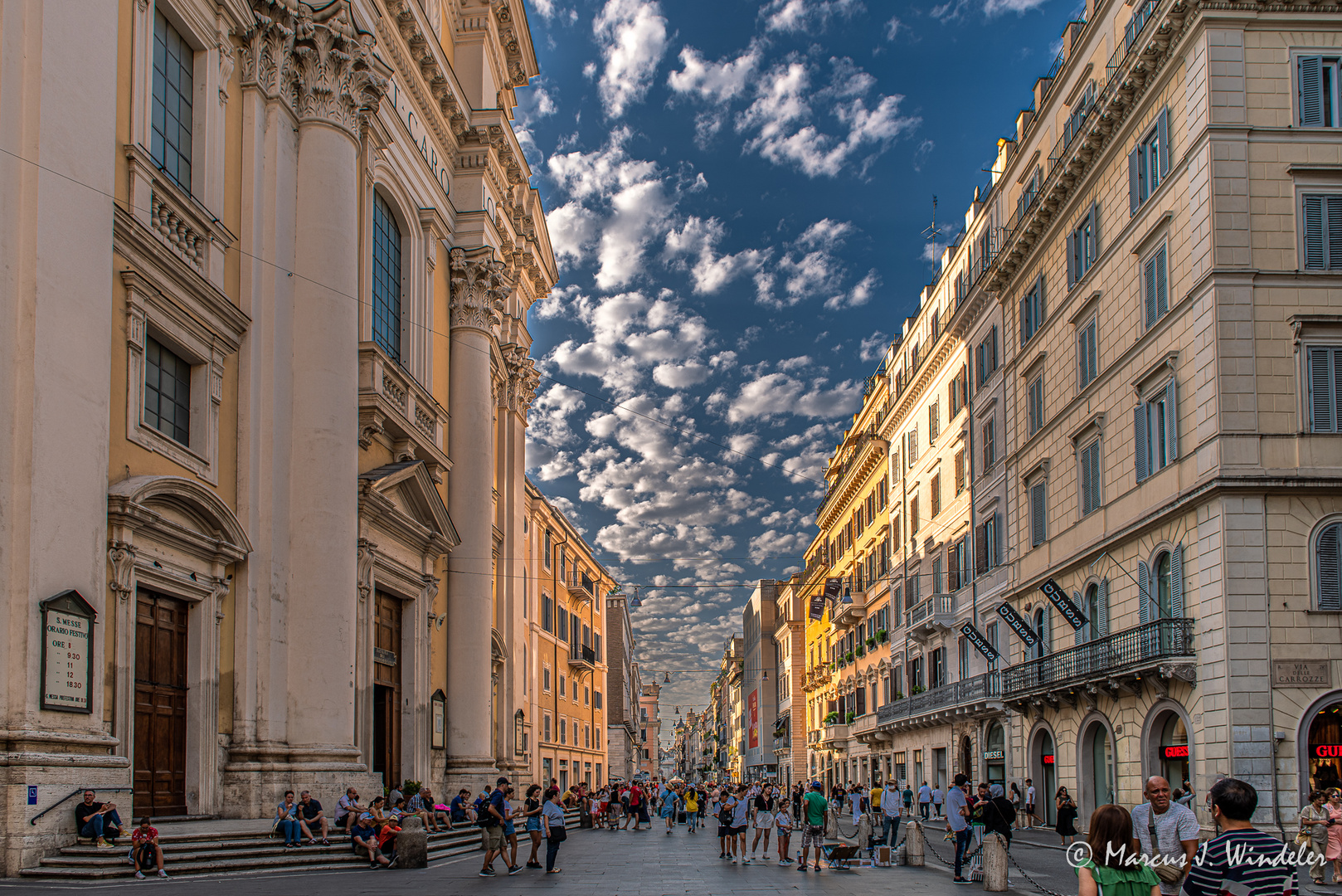 Via del corso Rome Foto & Bild architektur, europe, italy, vatican
