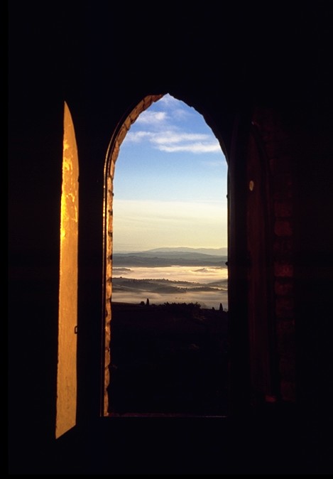 Via Francigena -- San Gimignano, 6:00 Uhr