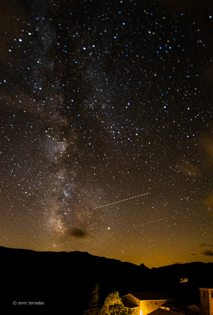 Via Lactea des del Mirador de la Gargallosa.