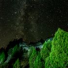 Vía Láctea sobre el Cañón del Rio Lobos (Soria)