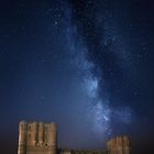 Vía Láctea sobre el Castillo de Coca. Segovia (Spain)