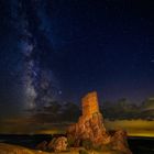 Via Lactea y castillo de Zafra