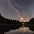 Via Lattea a Lago della Ninfa