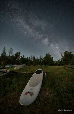 Via Lattea al lago di Cingoli