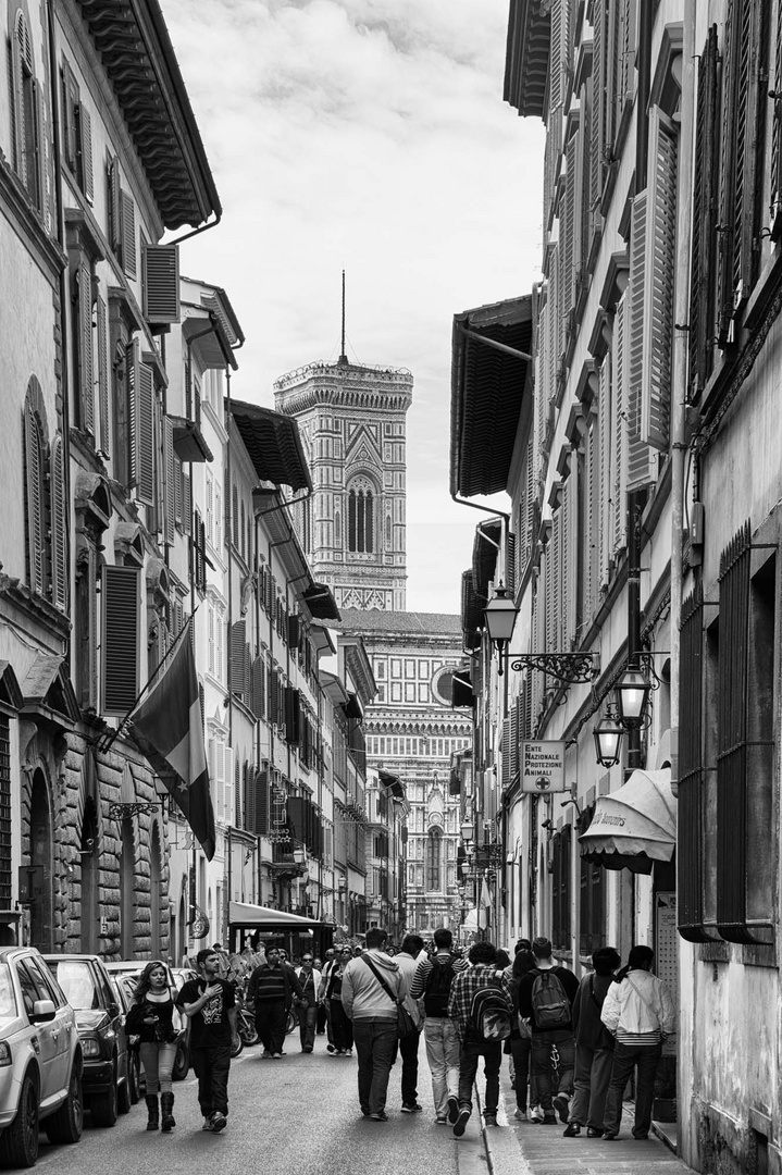 Via Ricasoli in Florenz