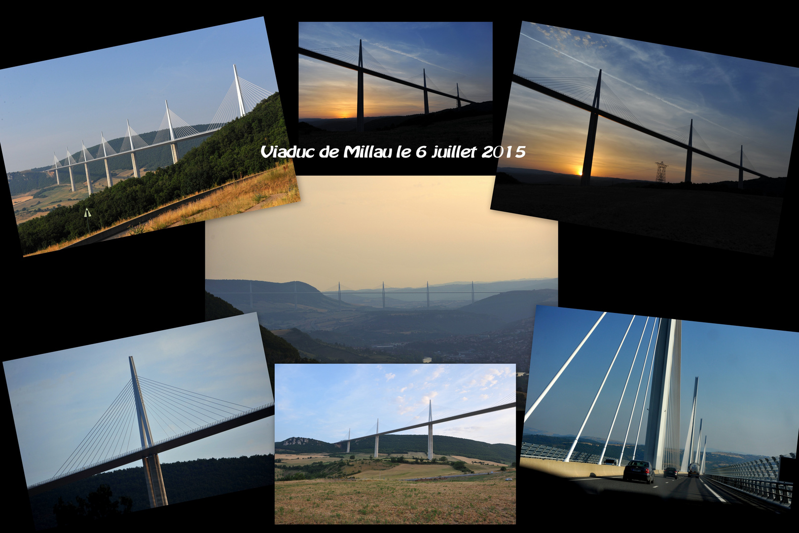 Viaduc de Millau le 6 juillet 2015