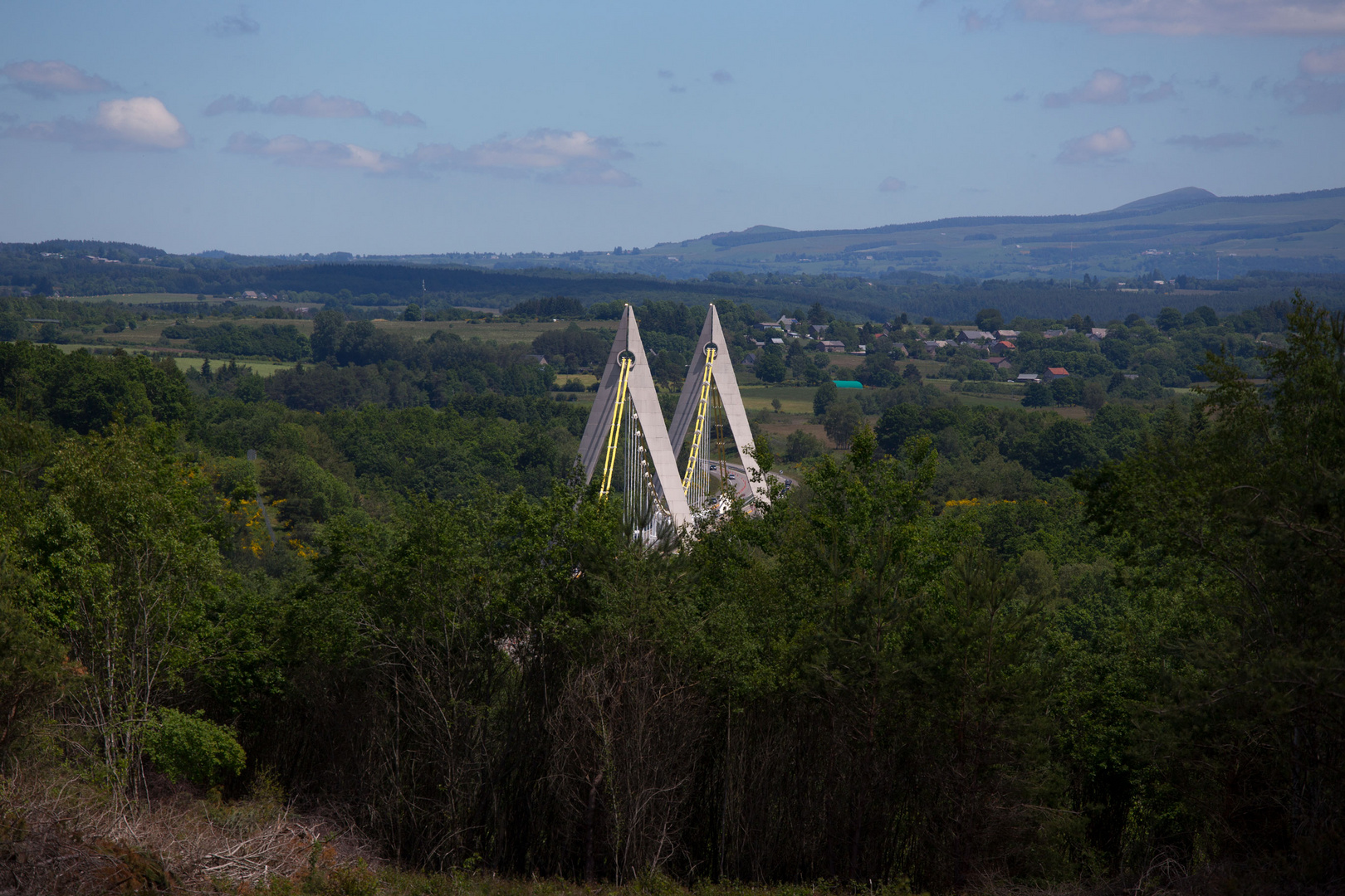 Viaduc du Chavanon zwischen Merlines und Messeix