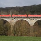 Viaduct Remersdaal mit 3 DB-Loks (B)