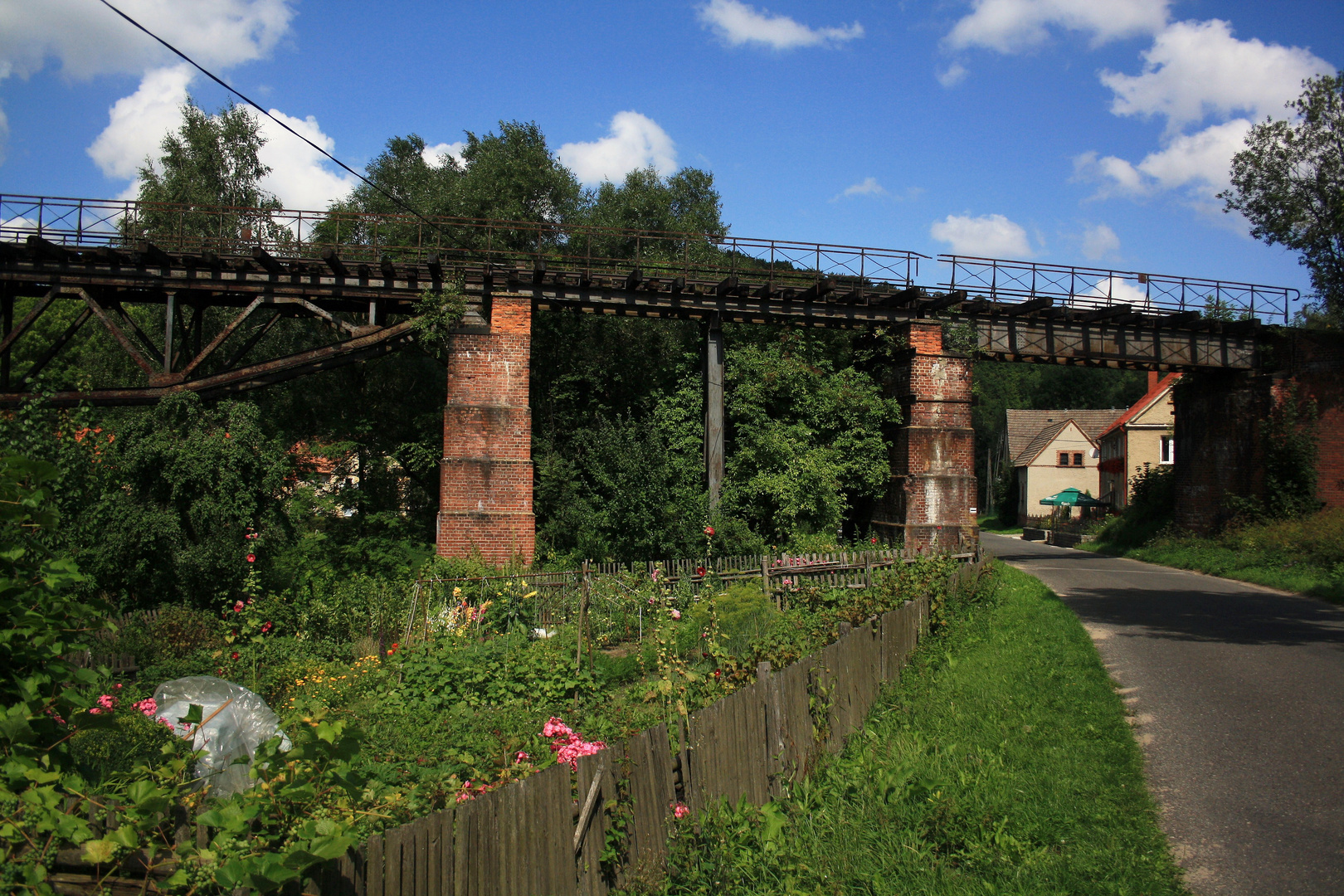 Viadukt an der Weistritztalbahn .