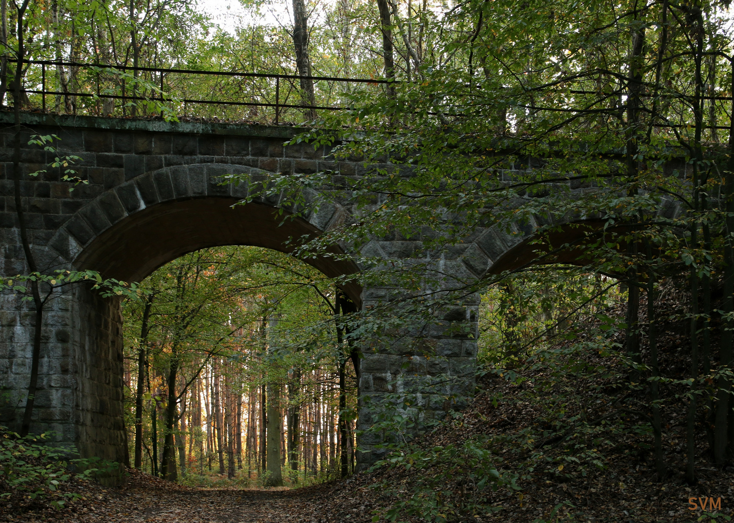 Viadukt der ehemaligen Bahnlinie Weißenberg- Baruth- Bautzen 