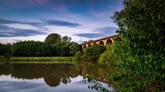 Viadukt im Obersee oder JohannesTalsperre