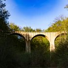 Viadukt in der Morgensonne im April 2018