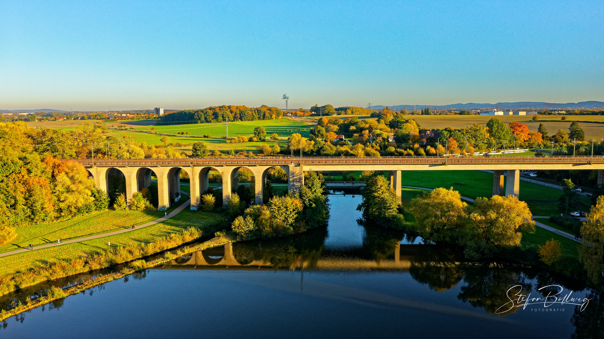 Viadukt Obersee Bielefeld Schildesche Foto & Bild landschaft