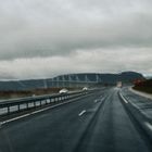 Viadukt von Millau kurz vor den Parkplatz