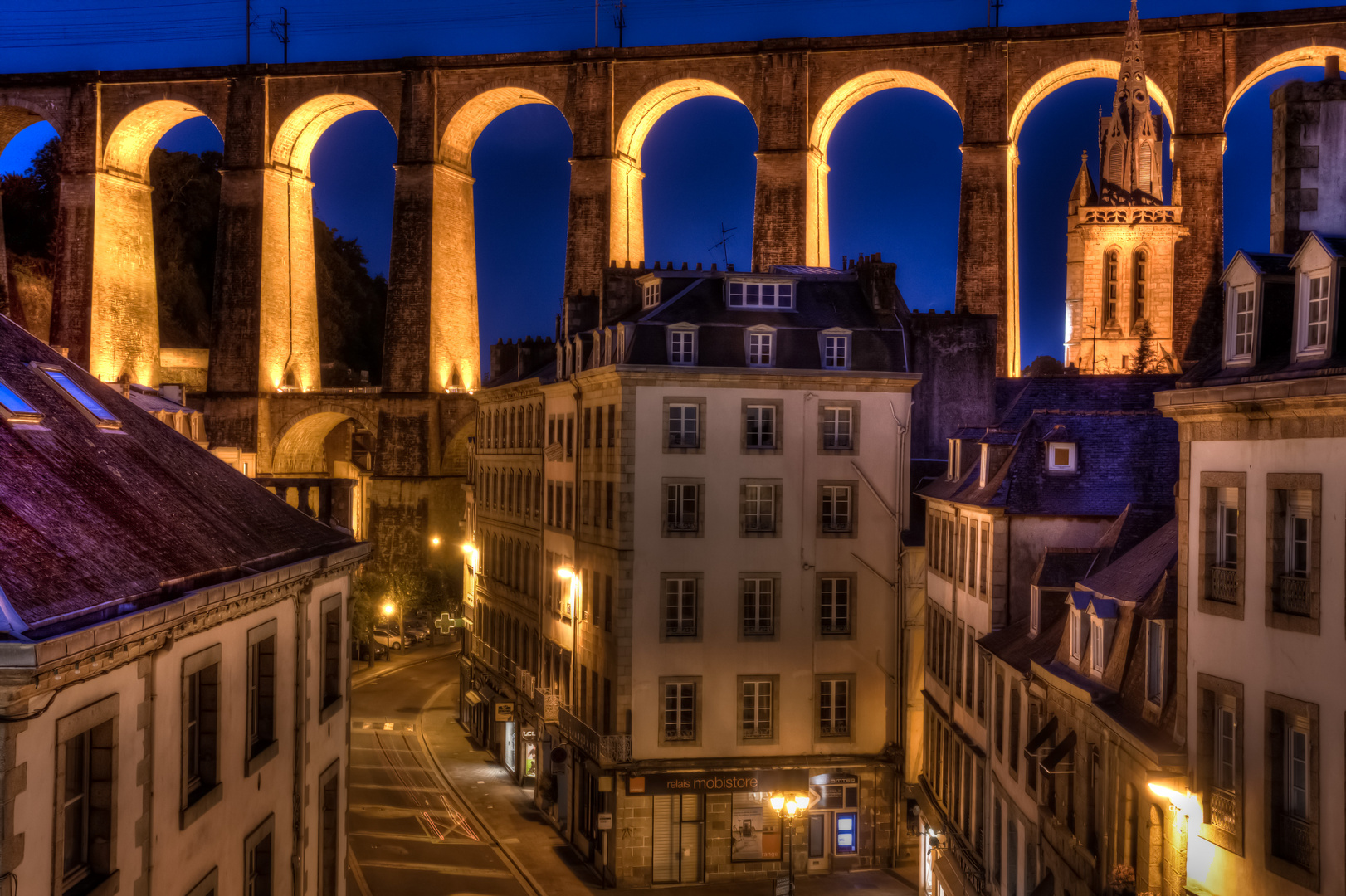 Viadukt von Morlaix in der Bretagne